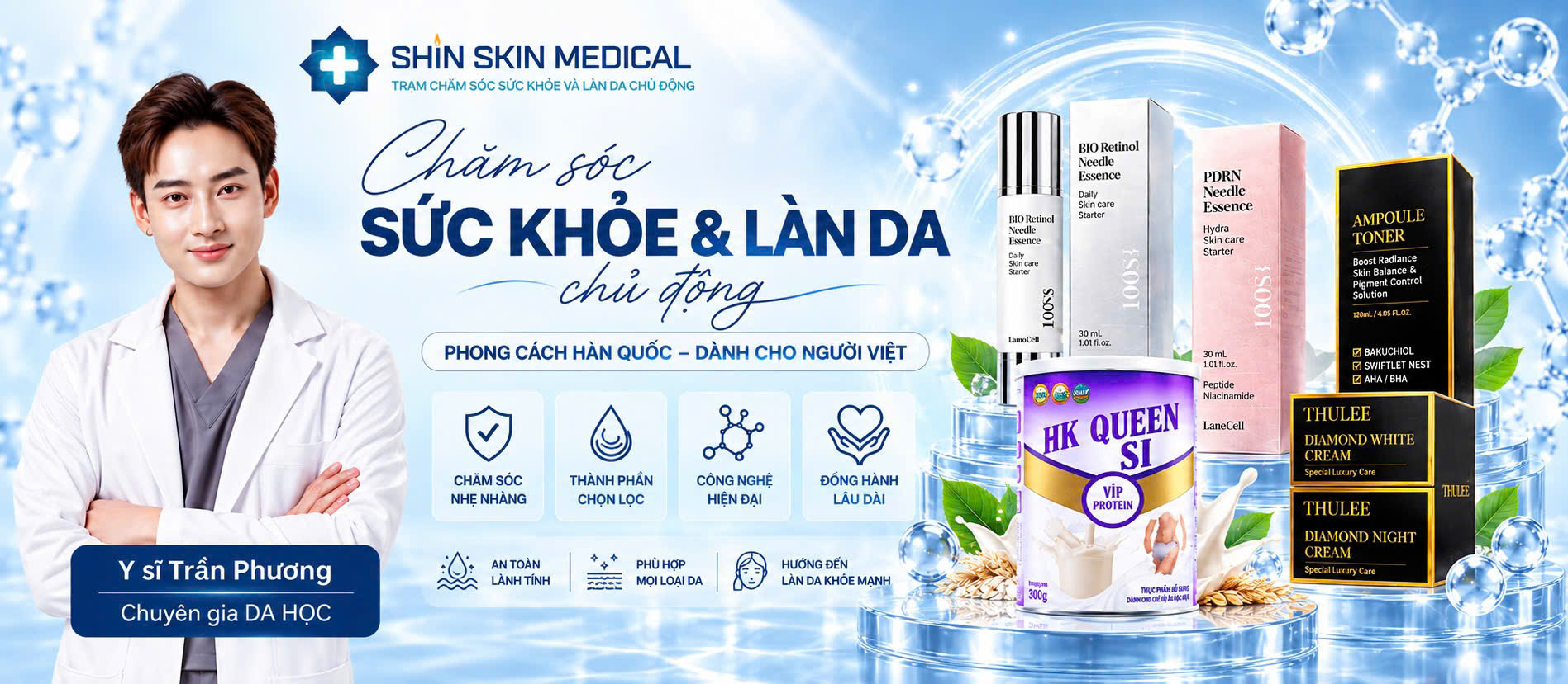 Shin Skin Medical chăm sóc sức khỏe và làn da chủ động