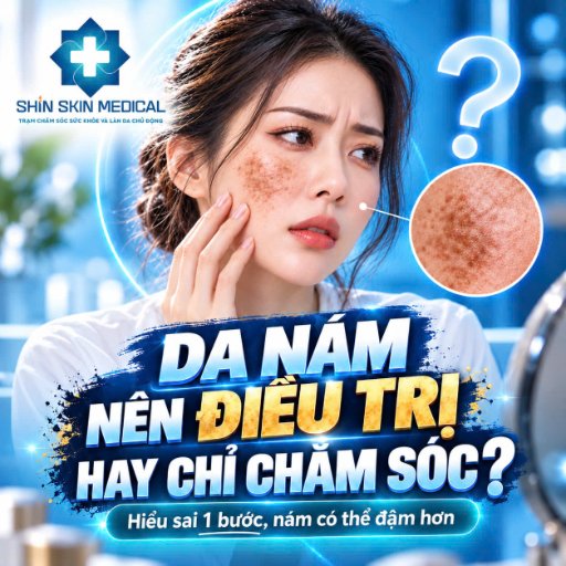 Da Nám Nên Điều Trị Hay Chăm Sóc? Đừng Để Nám Đậm Hơn!