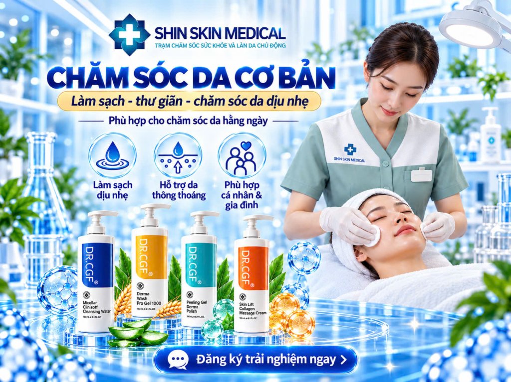 Chăm Sóc Da Ngoan 4 Bước
