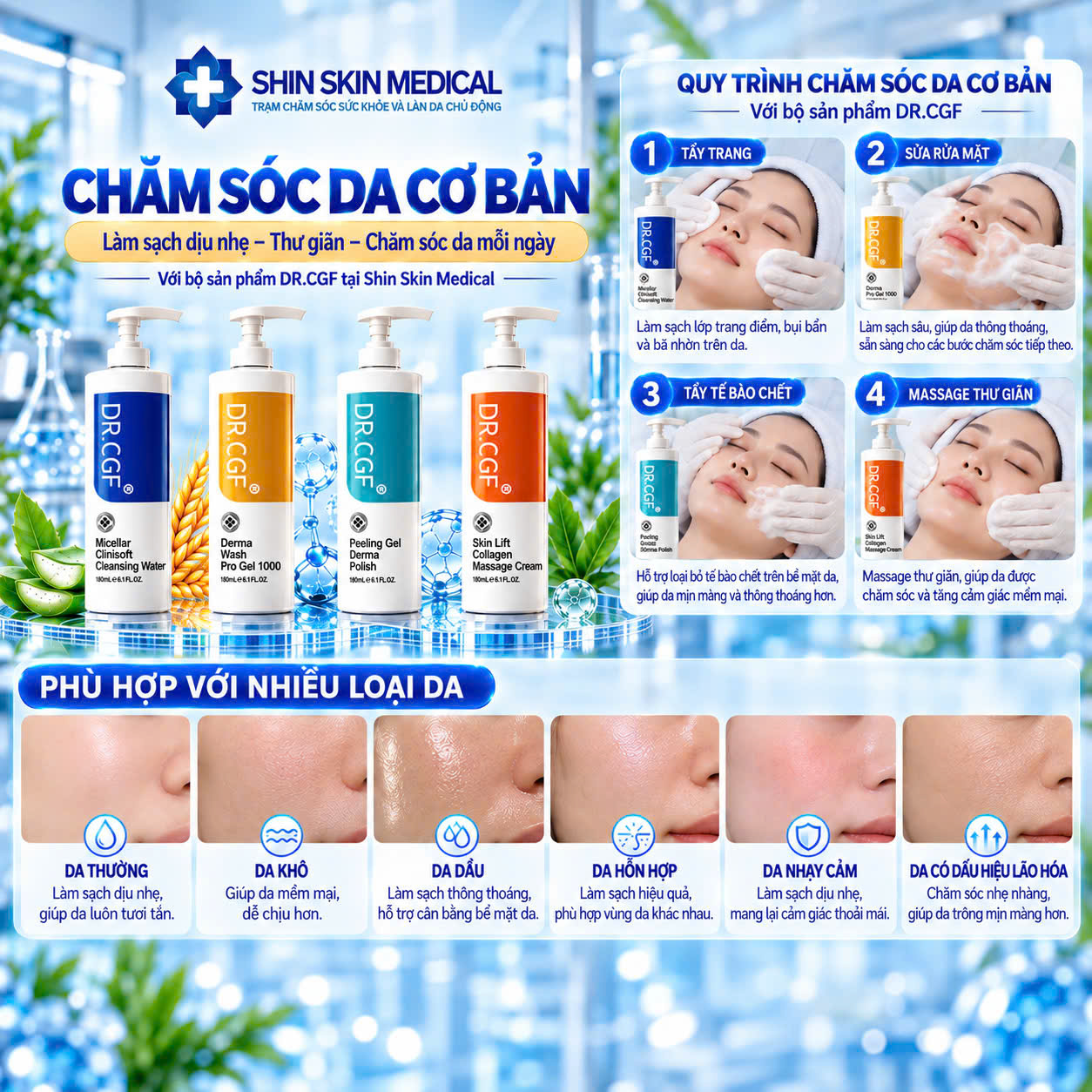 Chăm Sóc Da Ngoan 4 Bước 3