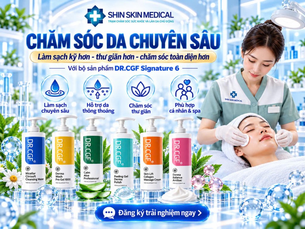 Chăm Sóc Da Xinh 6 Bước
