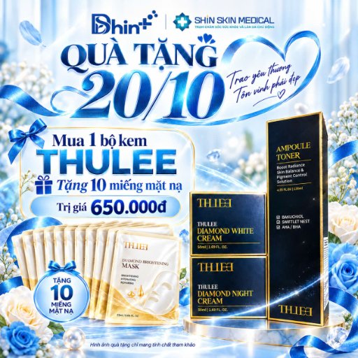 Ưu Đãi 20/10: Mua Bộ Kem Thulee – Tặng 10 Mặt Nạ Trị Giá 650K