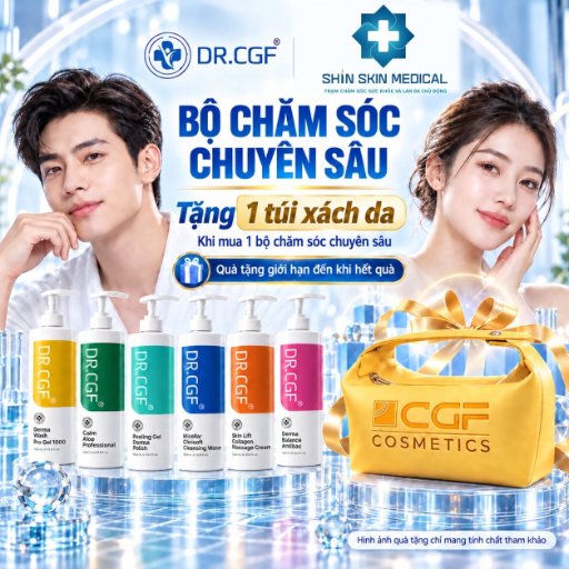 Mua Bộ Chăm Sóc Da DR.CGF – Tặng Túi Xách Da Cao Cấp
